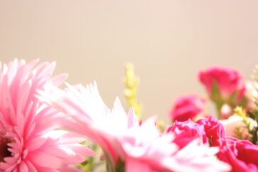 花束アップ